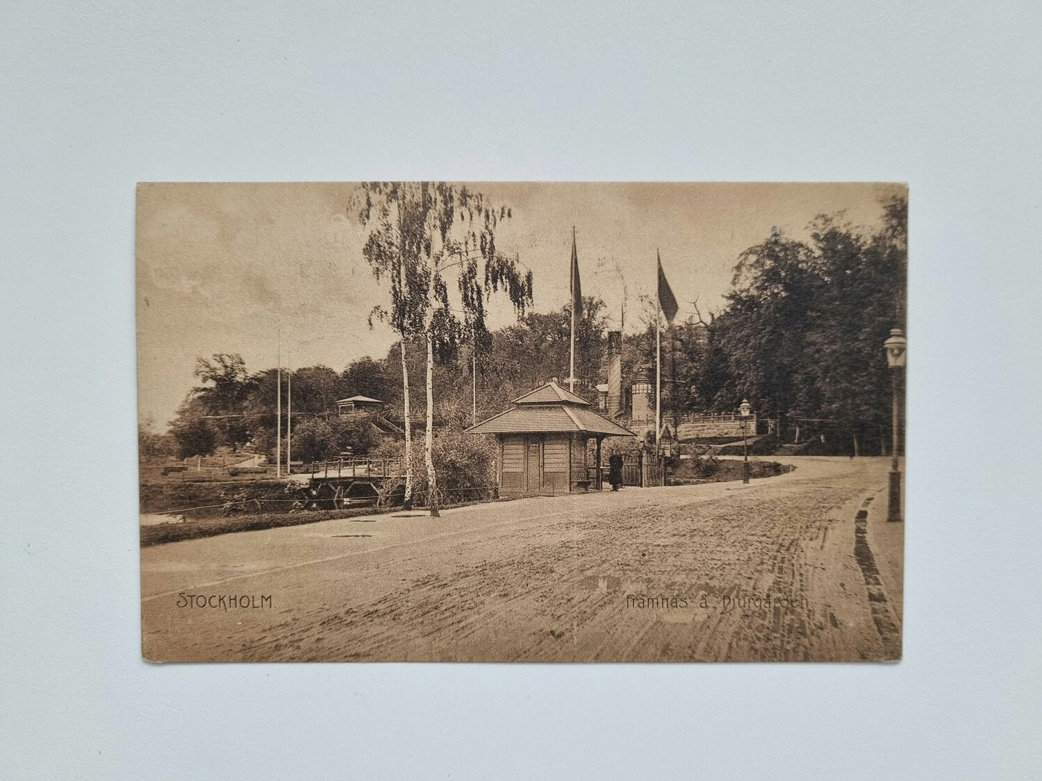 Vykort Stockholm Framnäs å Djurgården, 1930