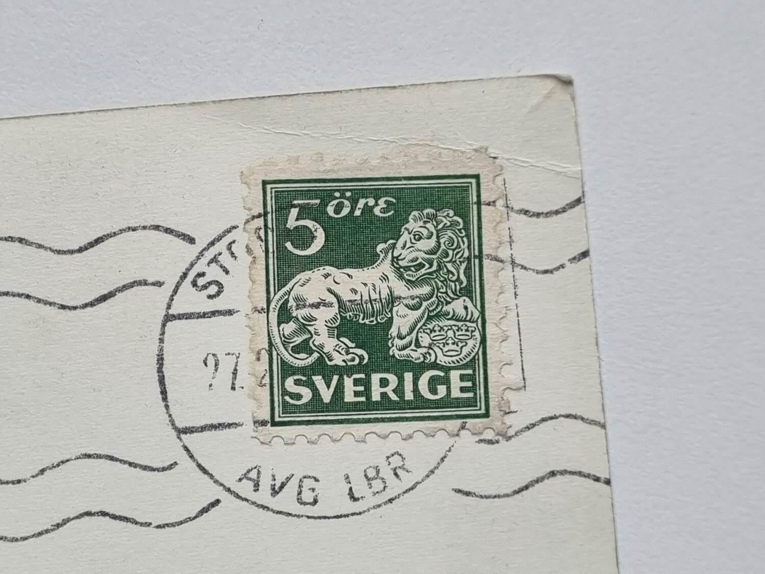 Vykort Stockholm Slussen, 1938
