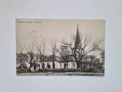 Vykort Bolstads kyrka, Dalsland 1944