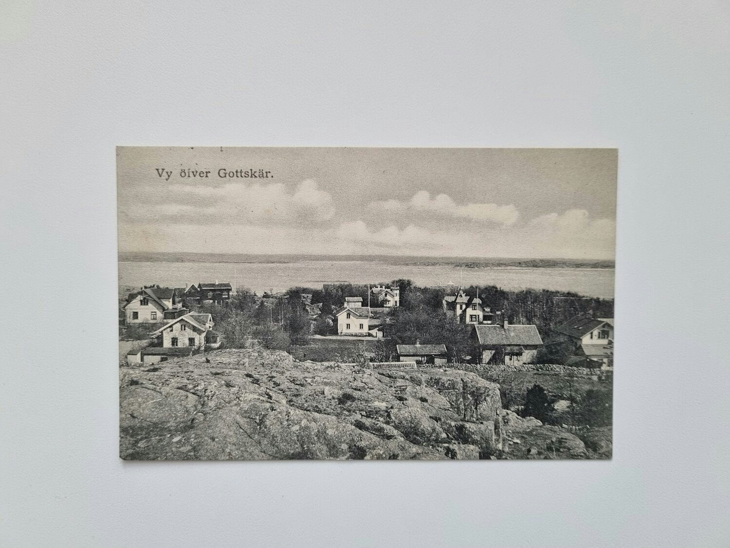 Vykort Vy öiver Gottskär.