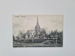 Vykort Hagfors Kyrkan 1907