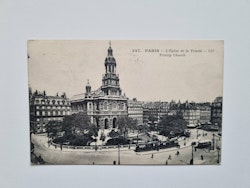 Vykort PARIS, Sainte-Trinité 1923