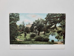 Vykort Castlepark. Gothenburg. Slottskogen