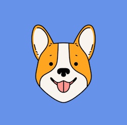 Corgi - sticker
