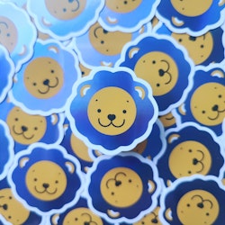 Skimrande lejon -Sticker