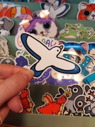 Fiskmås - sticker
