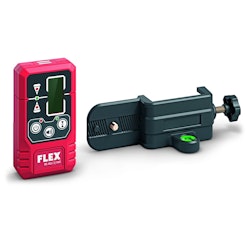 FLEX Lasermottagare RC-ALC 3/360 för grön laser Inkl hållare 5-70m