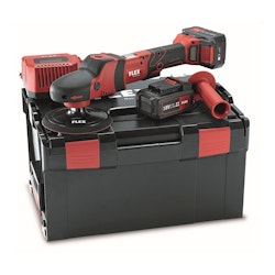 Flex Polermaskin PE150 18.0-EC Set - 18V 150-1450/min 2x5.0Ah&Laddare L-Boxx Roterande