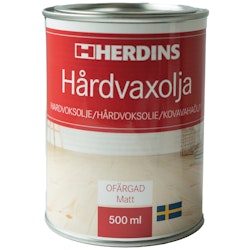 Herdins Hårdvaxolja – Skydd och naturlig finish för träytor med hårt slitage