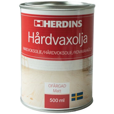 Herdins Hårdvaxolja – Skydd och naturlig finish för träytor med hårt slitage