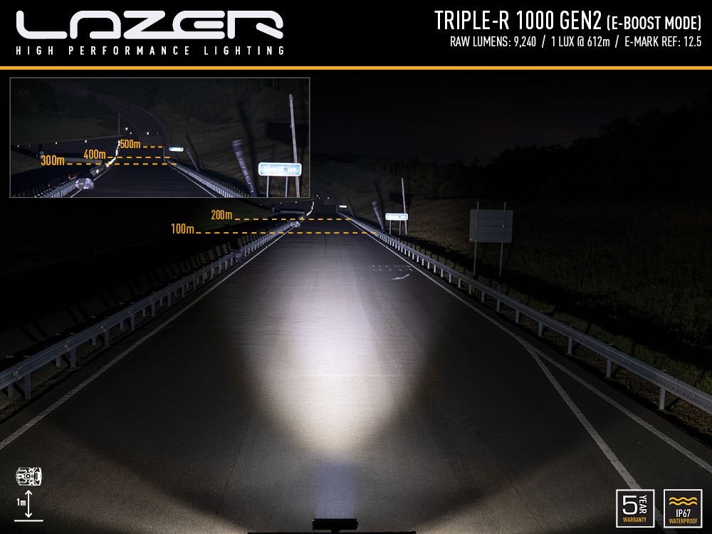 Lazer Triple-R 1000 GEN-2 med blixtljusfunktion