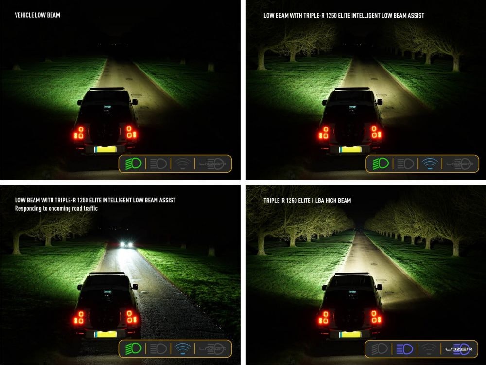 Lazer Triple-R 1250 Elite Gen2 low beam assist
