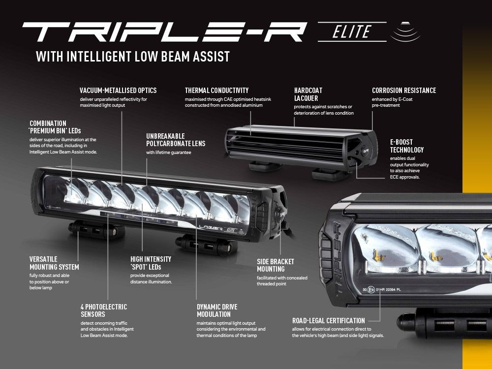 Lazer Triple-R 1250 Elite Gen2 low beam assist