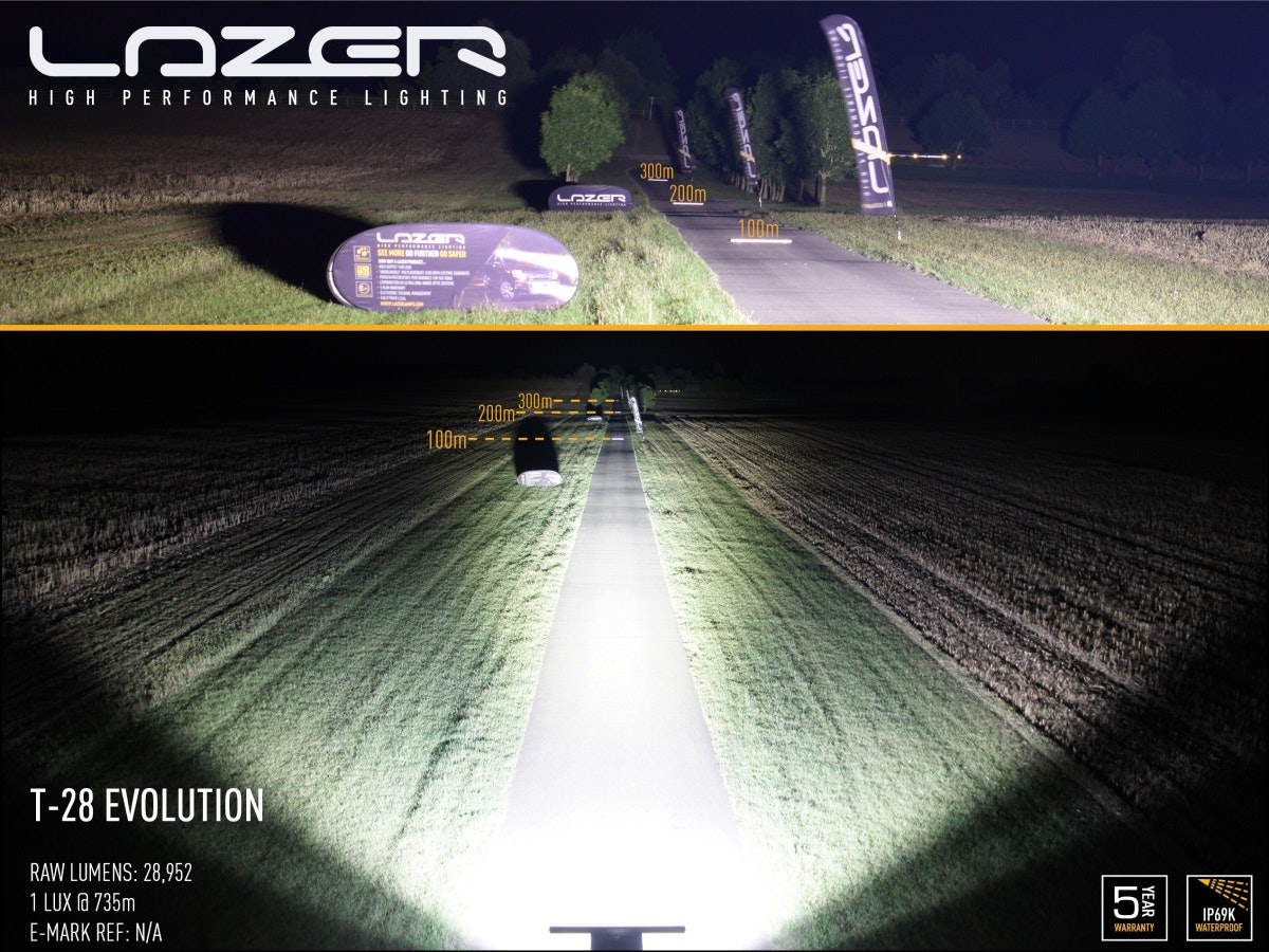 LED Ljusramp Lazer T28 Evolution