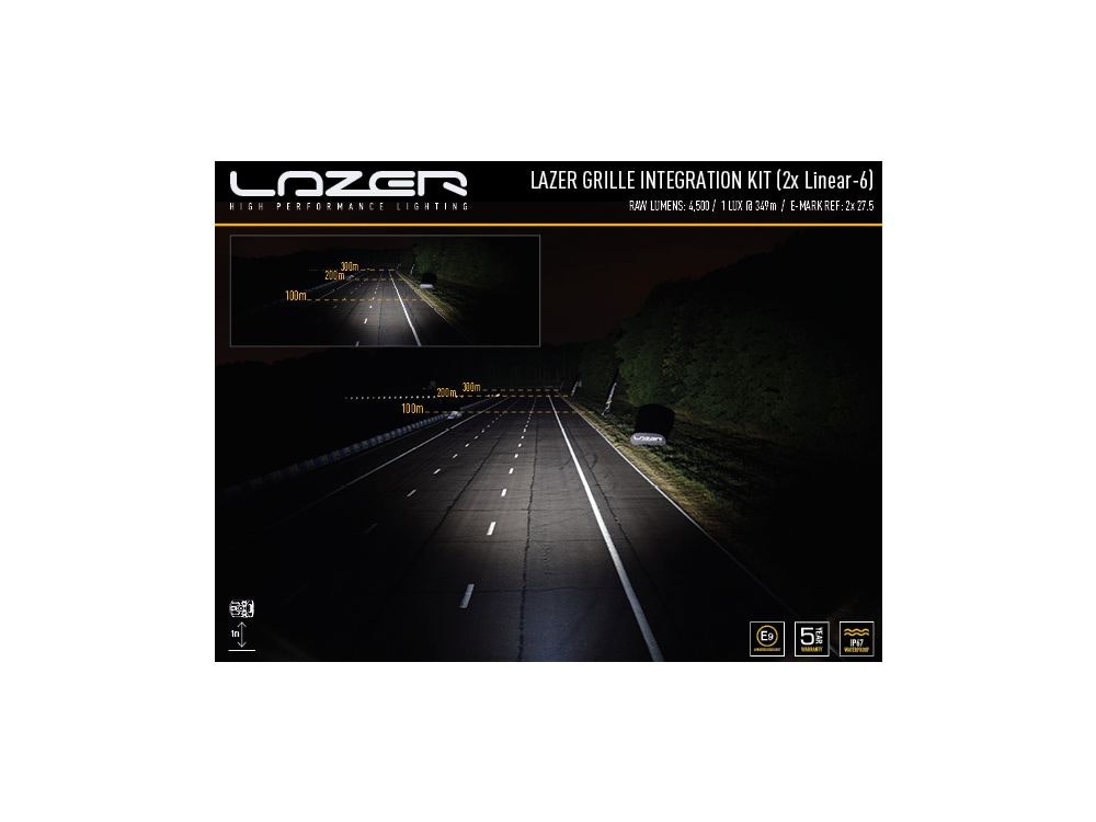Lazer Grillkit Linear 6 till Dodge RAM 1500 2019-