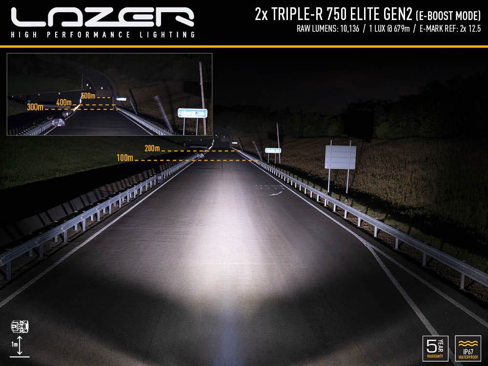 Lazer Triple-R 750 Elite Gen 2 Grillkit Toyota Hilux Legend/Hero 2021-