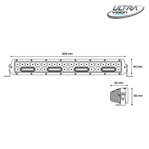 Ledramp 24 tum - Ultra Vision Nitro Maxx 205W