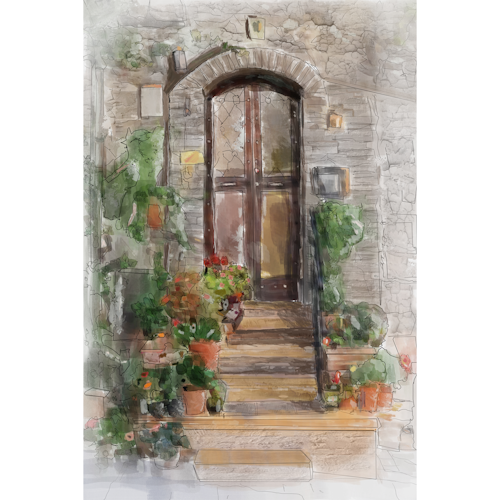 Porta Italiana II  (ferdig innrammet)