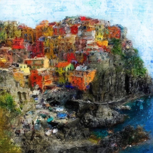 Cinque Terre (ferdig innrammet)