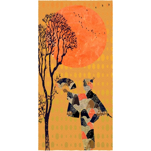Geisha 2  (ferdig innrammet)