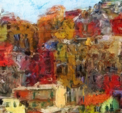 Cinque Terre (ferdig innrammet)