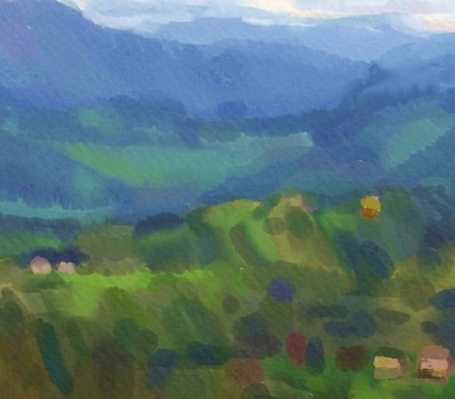 Utsyn Voss  (lerret)