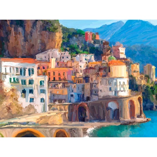 Atrani II (lerret)