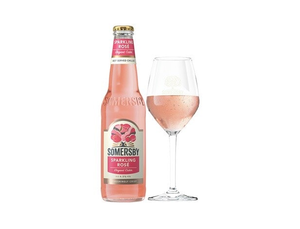 Somersby Sparkling Rosé Cider 0,33l glassflaske - TØRST