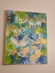 Fjärilar 24x30cm SÅLD