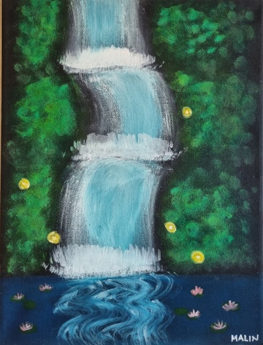 Waterfall 27x35 cm