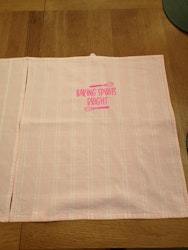 Diskhandduk med vinyltryck