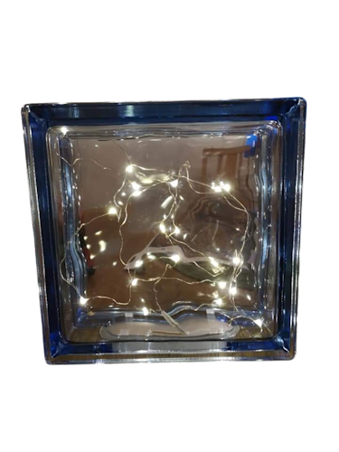 Glasblock/vas med text o bild förslag