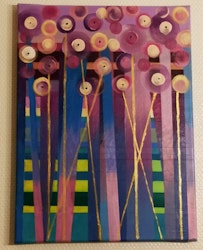 Abstrakt Floral 30x40 cm