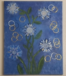 Blommornas strävan 40x50cm