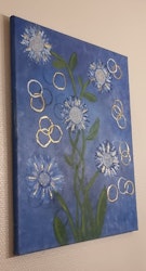 Blommornas strävan 40x50cm