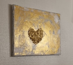 Heart of Gold 40x30cm