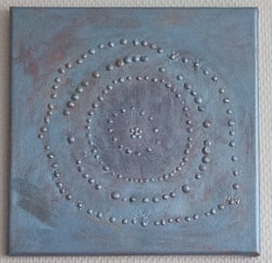 När cirklar bär ett universum 20x20 cm