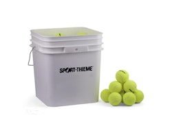 Tennisballer i bøtte - 60 stk