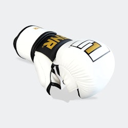MMA sparringshanske - Hvit/Gull