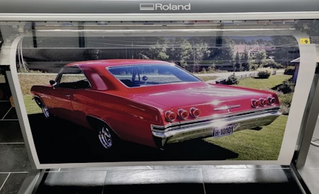 Storformat folieprint og cut