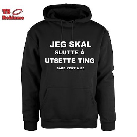 Jeg skal slutte og utsette ting