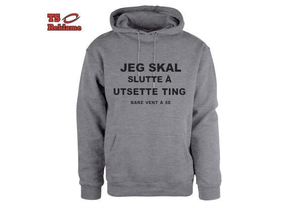 Jeg skal slutte og utsette ting