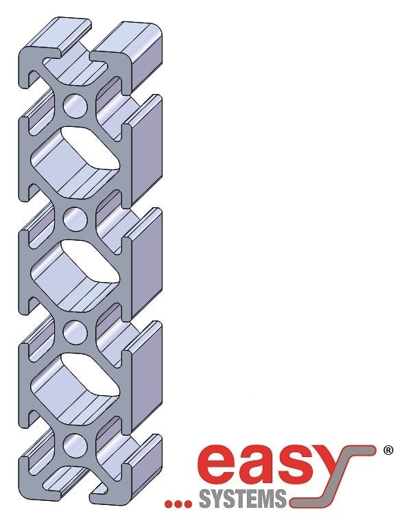 Aluminiumprofil, ISB 20 x 80, T-spår 5mm, HL=6m