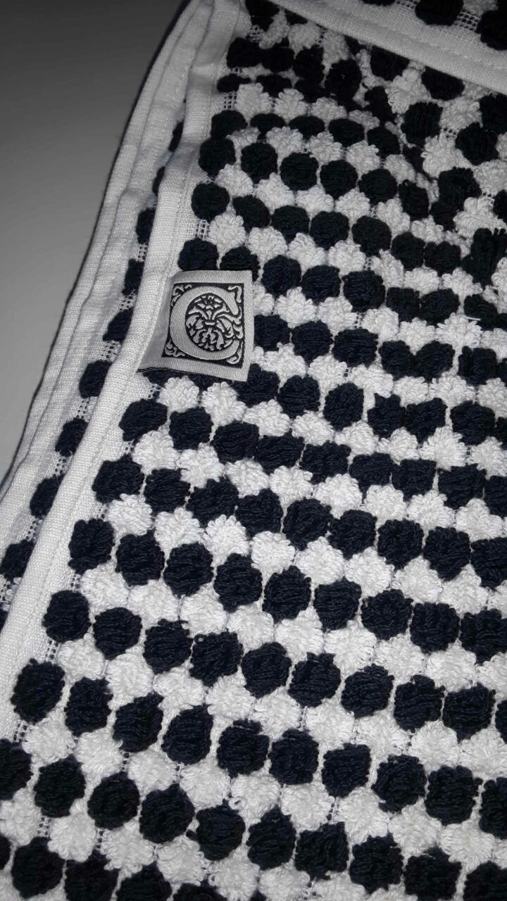 Hand Towel "DOT black & white"