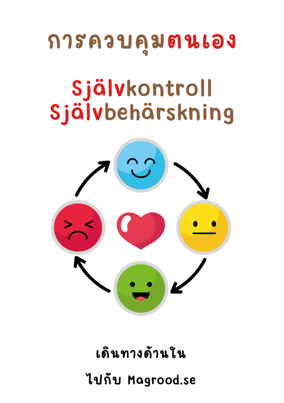 การควบคุมตนเอง Självkontroll / Självbehärskning