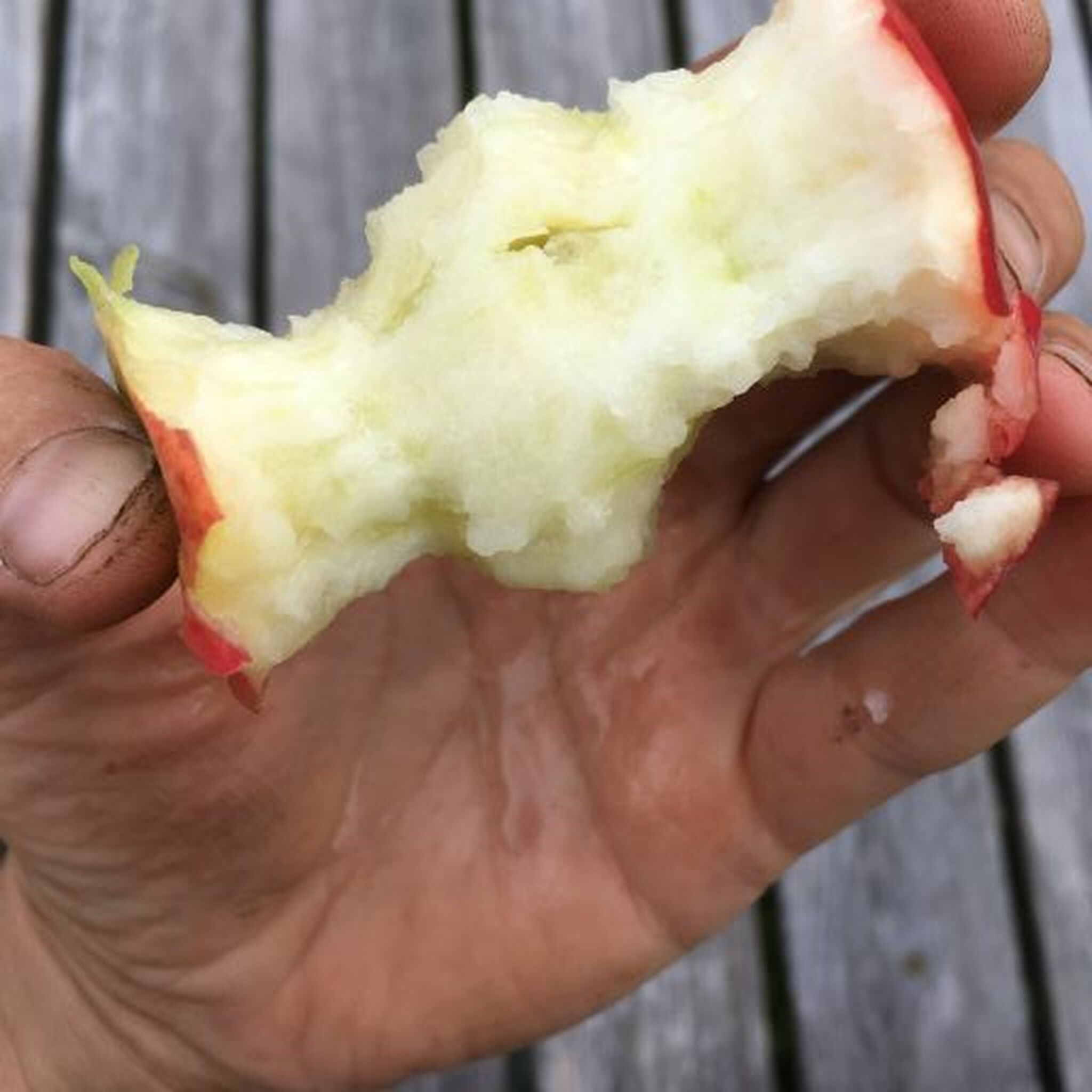 Saftigt äpple Close