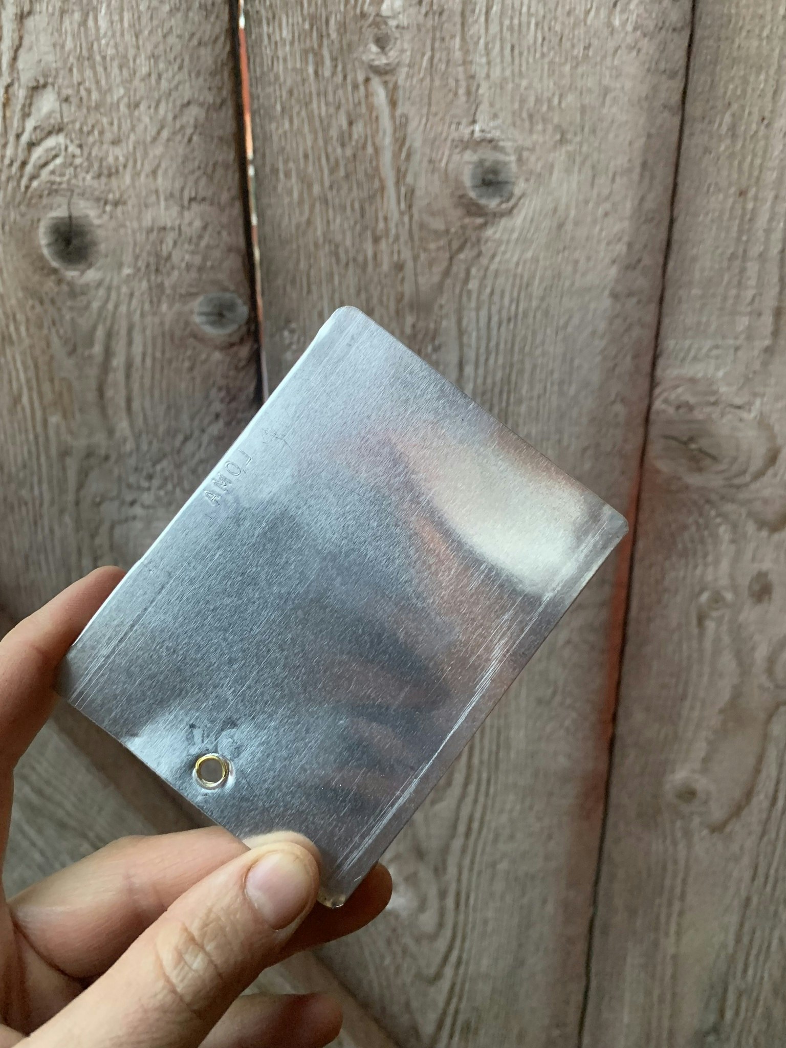Breda hängetiketter, aluminium