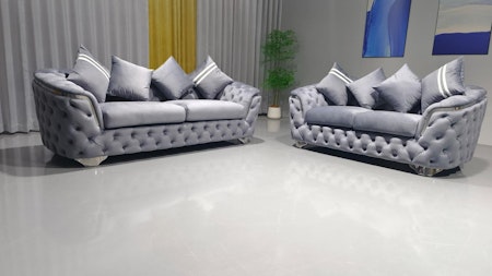 Monaco Sofagruppe 3 + 2 - Grå