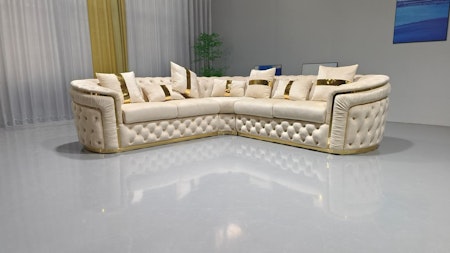 Aurora L-Sofa - Beige