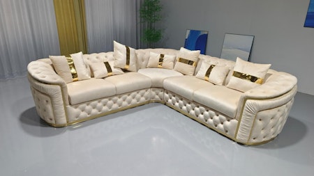 Aurora L-Sofa - Beige